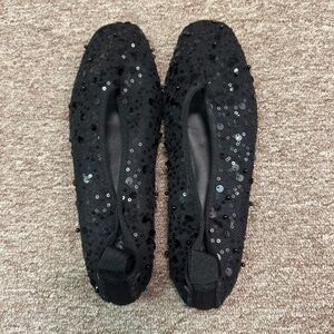 Zara Sequin Flats
